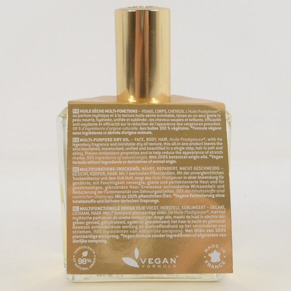 NWT Nuxe Huile Prodigieuse 100mL Dry Oil Multi-Purpose Face Body Hair Large Size - Picture 2 of 4